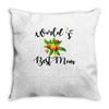 world's best mom Throw Pillow