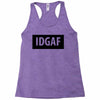 idgaf Dua Lipa Racerback Tank