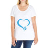 Coming Soon Baby Boy Ladies Curvy T-Shirt