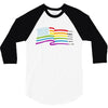 lightsaber rainbow 3/4 Sleeve Shirt