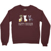 happy meowr Crewneck Sweatshirt