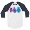 Colorful Cats 3/4 Sleeve Shirt