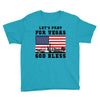 Lets Pray For Vegas, God Bless Youth Tee