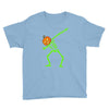 pumpkin skeleton dabbing Youth Tee
