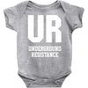 underground resistence Baby Onesie