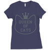 queen of cats Ladies Fitted T-Shirt