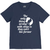 the only thing wrong with dogs V-Neck Tee