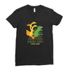 kaiju day Ladies Fitted T-Shirt