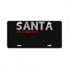 santa i'm a big fun License Plate