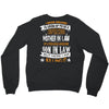 Super Cool Mother In Law Of A Freaking Awesome Son In Law Crewneck Sweatshirt