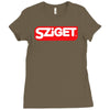 sziget europe festival music Ladies Fitted T-Shirt