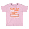 Geminis Difficult Ones To Understand Zodiac Toddler T-shirt