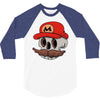 mario skull 3/4 Sleeve Shirt