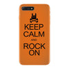 keep calm and rock on mens black t shirt rock music new iPhone 7 Plus Case