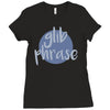 glib phrase Ladies Fitted T-Shirt