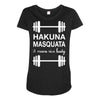 hakuna masquata Maternity Scoop Neck T-shirt