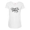 brushpen l Maternity Scoop Neck T-shirt