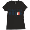 Women's March Hear Our Voice Ladies Fitted T-Shirt