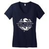 geek life Women's V-Neck T-Shirt