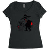 cat vs mouse Women's Triblend Scoop T-shirt