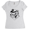easter island Women's Triblend Scoop T-shirt