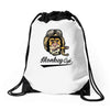 monkey cafe pilote Drawstring Bags