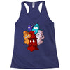 pac man ghost monsters Racerback Tank