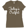 today's outfit Ladies Fitted T-Shirt