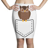 pocket owl Pencil Skirts