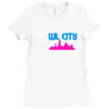 owl city retro Ladies Fitted T-Shirt