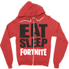 EAT SLEEP FORTNITE Zipper Hoodie
