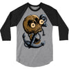skull anchor 3/4 Sleeve Shirt