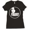 pj harvey singer retro Ladies Fitted T-Shirt