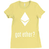 got ether ? Ladies Fitted T-Shirt