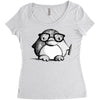 nerd penguin Women's Triblend Scoop T-shirt