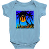 florida palm trees sunset Baby Onesie