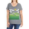 mountain Ladies Curvy T-Shirt