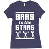 bars to the stars Ladies Fitted T-Shirt