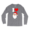 i love santa noel Long Sleeve Shirts
