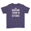 queens are born in october. Youth Tee