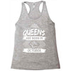 Queens Are Born In October Racerback Tank