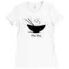Pho Sho gif riceback Ladies Fitted T-Shirt