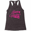 happy valentine's day Racerback Tank