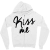 kiss me Zipper Hoodie