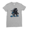 alien eats alien Ladies Fitted T-Shirt
