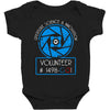 aperture science volunteer Baby Bodysuit