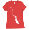 bungeejumping bungeespringen fun sport hobby freizeit extremsport Ladies Fitted T-Shirt