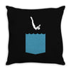Yes, You Can Dive Throw Pillow