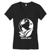 earth day planet Women's V-Neck T-Shirt