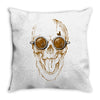 skull coffee Throw Pillow